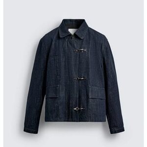 Zara - Men's Denim Jacket with Fireman Clasp
